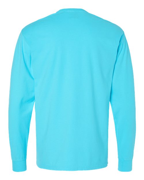 ComfortWash by Hanes GDH200 Unisex Garment-Dyed Long-Sleeve T-Shirt #color_FRESHWATER