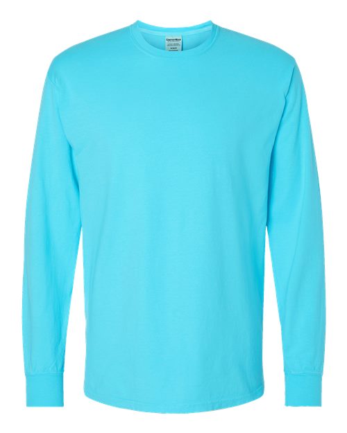 ComfortWash by Hanes GDH200 Unisex Garment-Dyed Long-Sleeve T-Shirt #color_FRESHWATER