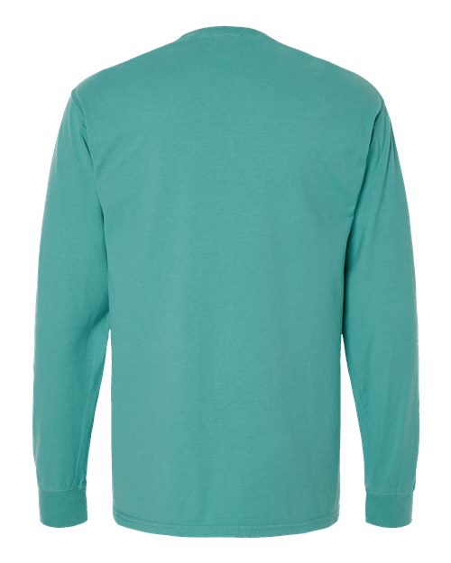 ComfortWash by Hanes GDH200 Unisex Garment-Dyed Long-Sleeve T-Shirt #color_SPANISH MOSS