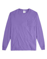 ComfortWash by Hanes GDH250 Unisex Garment-Dyed Long-Sleeve T-Shirt with Pocket #color_LAVENDER