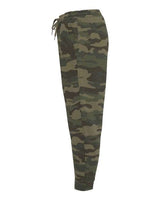 Independent Trading Co. IND20PNT Midweight Fleece Pants #color_Forest Camo