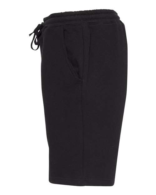 Independent Trading Co. IND20SRT Midweight Fleece Shorts #color_Black