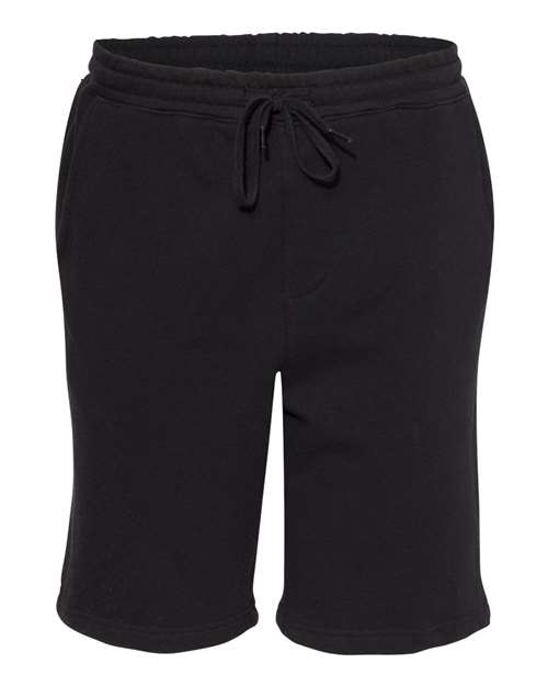 Independent Trading Co. IND20SRT Midweight Fleece Shorts #color_Black