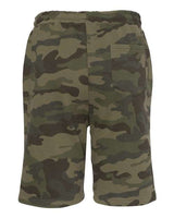 Independent Trading Co. IND20SRT Midweight Fleece Shorts #color_Forest Camo