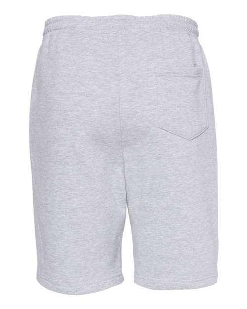 Independent Trading Co. IND20SRT Midweight Fleece Shorts #color_Grey Heather