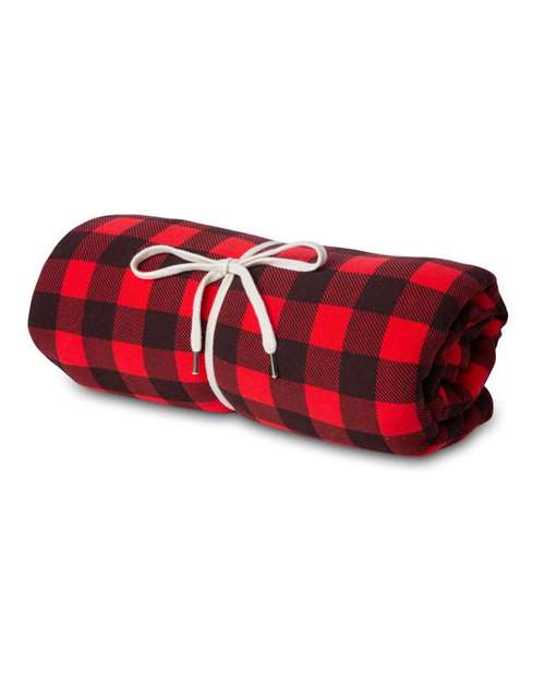 Independent Trading Co. INDBKTSB Special Blend Blanket #color_Red Buffalo Plaid