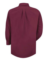 Red Kap SP90 Poplin Dress Shirt #color_Burgundy - Sleeve 36/37