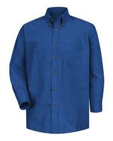 Red Kap SP90 Poplin Dress Shirt #color_Royal Blue - Sleeve 32/33