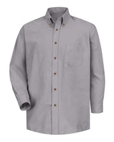 Red Kap SP90 Poplin Dress Shirt #color_Silver Grey - Sleeve 36/37