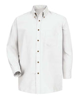 Red Kap SP90 Poplin Dress Shirt #color_White - Sleeve 36/37