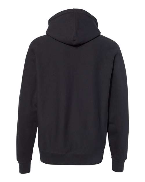 Independent Trading Co. IND5000P Legend - Premium Heavyweight Cross-Grain Hooded Sweatshirt #color_Black