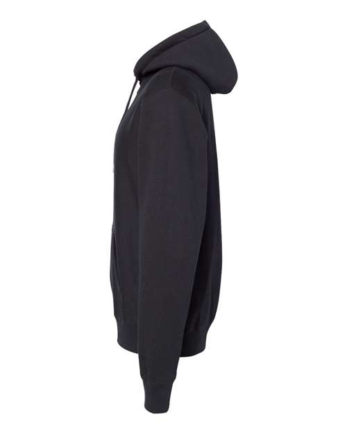 Independent Trading Co. IND5000P Legend - Premium Heavyweight Cross-Grain Hooded Sweatshirt #color_Black