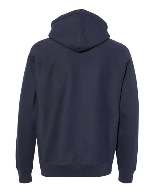 Independent Trading Co. IND5000P Legend - Premium Heavyweight Cross-Grain Hooded Sweatshirt #color_Classic Navy