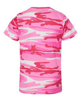 Code Five C52207 Youth Camo T-Shirt #color_PINK WOODLAND