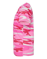 Code Five C52207 Youth Camo T-Shirt #color_PINK WOODLAND