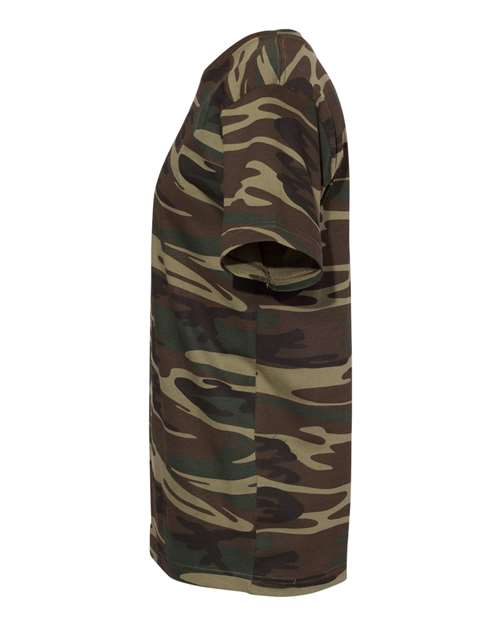 Code Five 3907 Men's Camo T-Shirt #color_GREEN WOODLAND