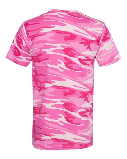 Code Five 3907 Men's Camo T-Shirt #color_PINK  WOODLAND