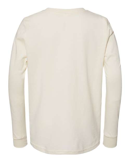 Bella + Canvas 3501Y Youth Jersey Long-Sleeve T-Shirt #color_NATURAL