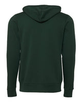 Bella + Canvas 3739 Unisex Poly-Cotton Fleece Full-Zip Hooded Sweatshirt #color_FOREST