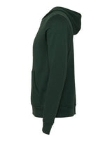 Bella + Canvas 3739 Unisex Poly-Cotton Fleece Full-Zip Hooded Sweatshirt #color_FOREST