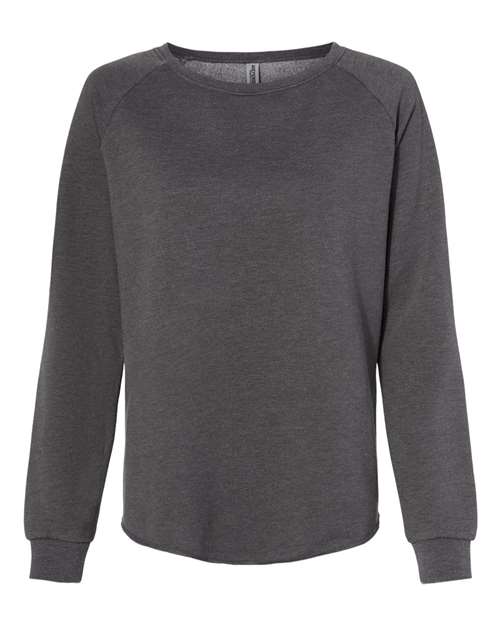 Independent Trading Co. PRM2000 Women's California Wave Wash Crewneck Sweatshirt #color_Shadow