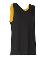 Alleson Athletic 506CRY Youth Reversible Tank #color_Black/ Gold