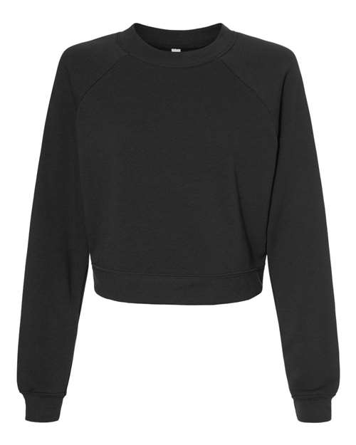 Bella + Canvas B7505 FWD Fashion Ladies' Raglan Pullover Fleece #color_DARK GREY