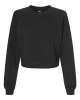 Bella + Canvas B7505 FWD Fashion Ladies' Raglan Pullover Fleece #color_DARK GREY