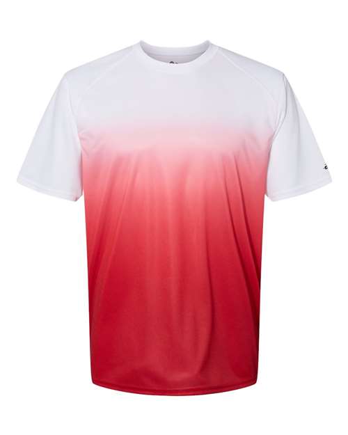 Badger 4203 Ombre T-Shirt #color_Red
