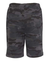 Independent Trading Co. IND20SRT Midweight Fleece Shorts #color_Black Camo
