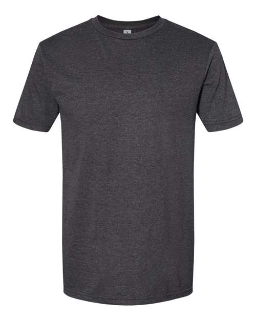 Gildan G670 Men's Softstyle CVC T-Shirt #color_PITCH BLACK MIST