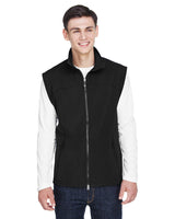 North End 88127 Men's Three-Layer Light Bonded Performance Soft Shell Vest