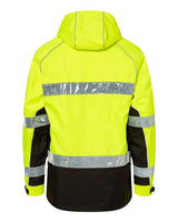 Kishigo JS152 Premium Brilliant Series Class 3 Pro Parka #color_Lime