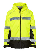 Kishigo JS152 Premium Brilliant Series Class 3 Pro Parka #color_Lime