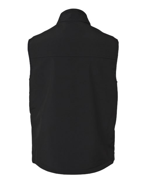 Dri Duck 5318 Men's Summit Puffer Body Softshell Vest #color_BLACK