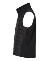 Dri Duck 5318 Men's Summit Puffer Body Softshell Vest #color_BLACK