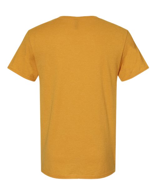 Jerzees 560MR Adult Premium Blend Ring-Spun T-Shirt #color_MUSTARD HEATHER