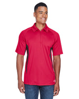 North End 88657 Men's Serac UTK cool-logik Performance Zippered Polo