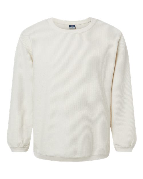 MV Sport 19179 Corded Crewneck Pullover #color_Ivory