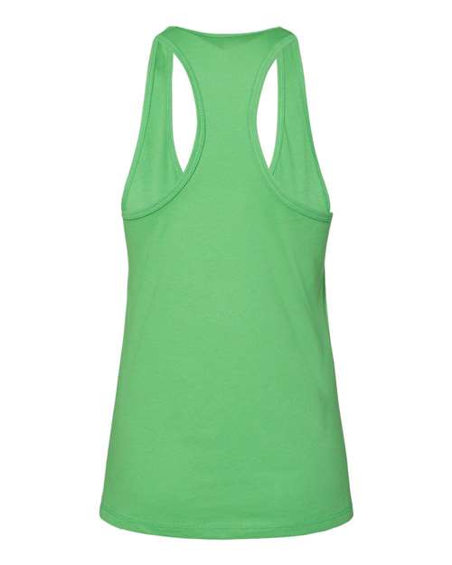 Bella + Canvas B6008 Ladies' Jersey Racerback Tank #color_SYNTHETIC GREEN