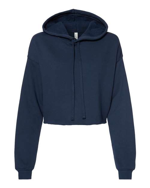 Bella + Canvas B7502 Ladies' Cropped Fleece Hoodie #color_NAVY