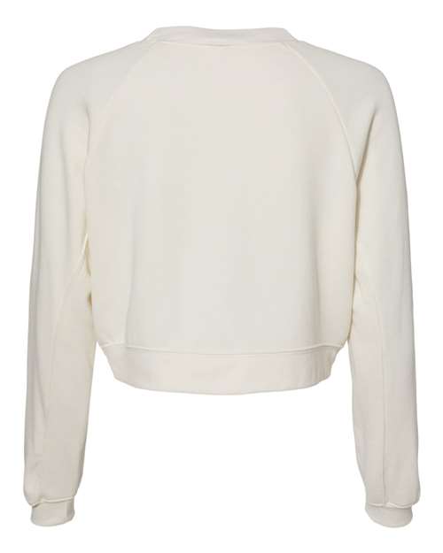 Bella + Canvas B7505 FWD Fashion Ladies' Raglan Pullover Fleece #color_VINTAGE WHITE