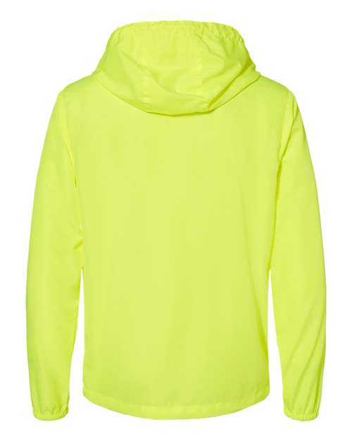 Independent Trading Co. EXP54LWZ Lightweight Windbreaker Full-Zip Jacket #color_Safety Yellow