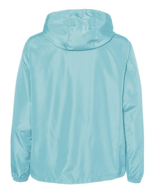 Independent Trading Co. EXP54LWP Lightweight Quarter-Zip Windbreaker Pullover Jacket #color_Aqua