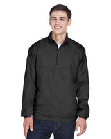 UltraClub 8936 Adult Micro-Poly Quarter-Zip Wind Shirt