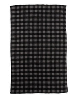 J America JA8449 Adult Epic Sherpa Blanket #color_BLK/ CHAR BUFLO