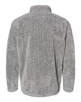 J America JA8464 Unisex Boundary Shag Quarter Zip #color_GREY