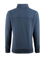 J America JA8708 Ripple Fleece Snap Pullover #color_NAVY