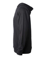 Independent Trading Co. SS1000 Icon Lightweight Loopback Terry Hooded Sweatshirt #color_Black