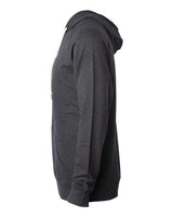 Independent Trading Co. SS1000 Icon Lightweight Loopback Terry Hooded Sweatshirt #color_Charcoal Heather